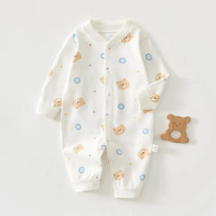 Soft Cartoon Infant Bodysuit Suit