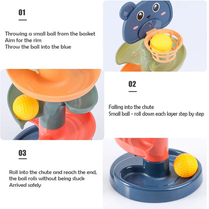 2-7 Layes Track Rolling Ball Pile Toy