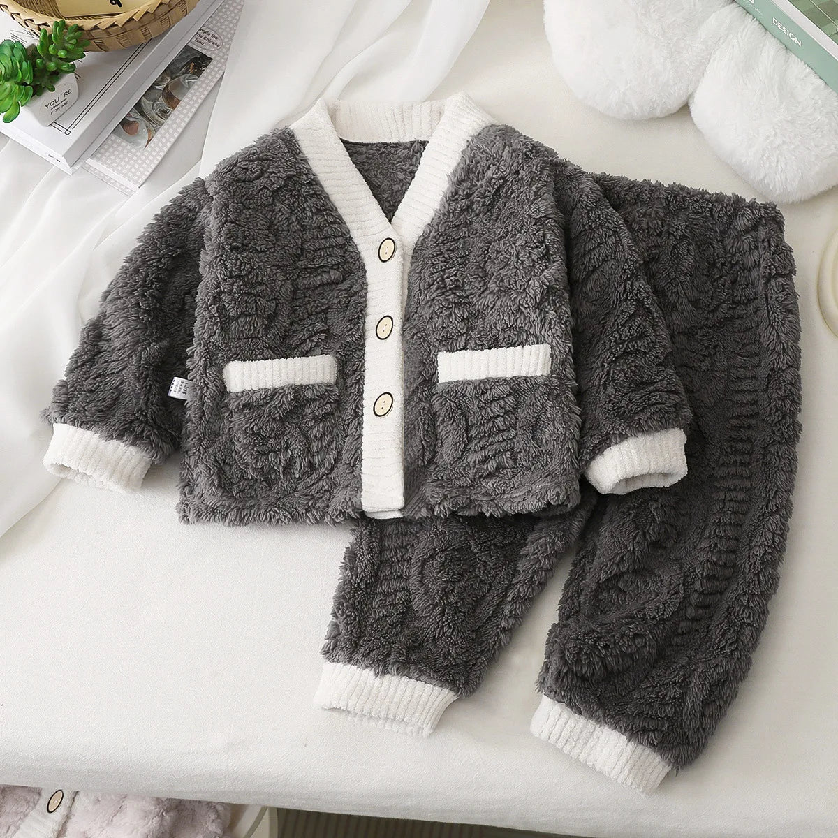 Warm Flannel Children's Pajamas