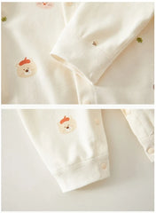 Soft Cartoon Infant Bodysuit Suit