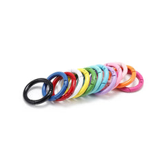 Metal O-Ring Keychain Clasps, 5-Pack Craft Clips