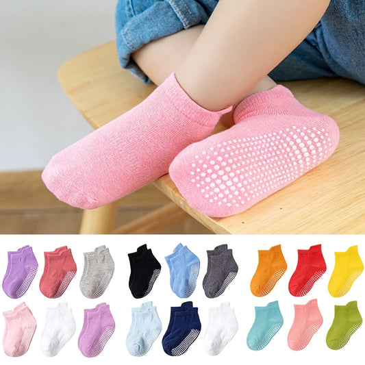 6Pairs/set Baby Socks Floor Boat