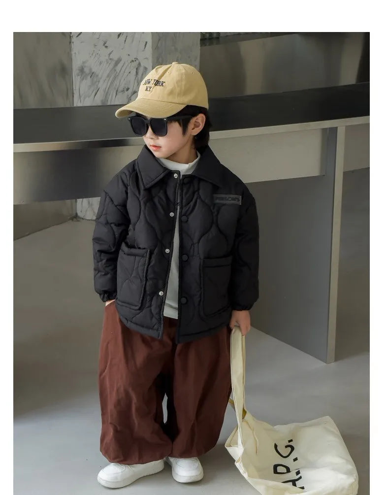 Cozy Plus Velvet Kids Coat