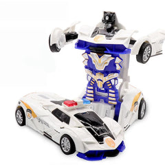 Mini 2-in-1 Transforming Robot Car Toy