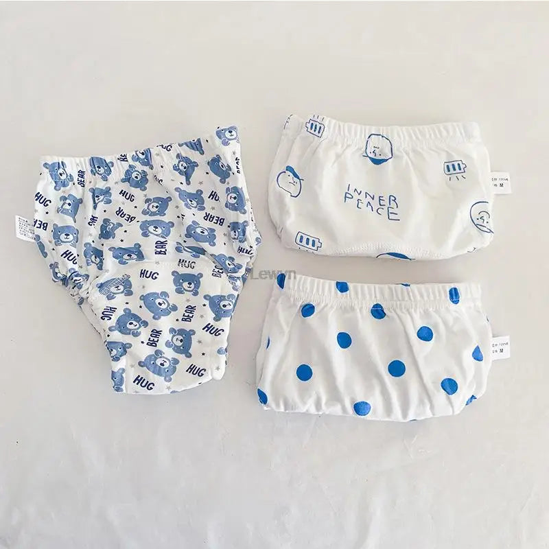 Reusable Cloth Diapers, 3-Pack Washable Training Pants