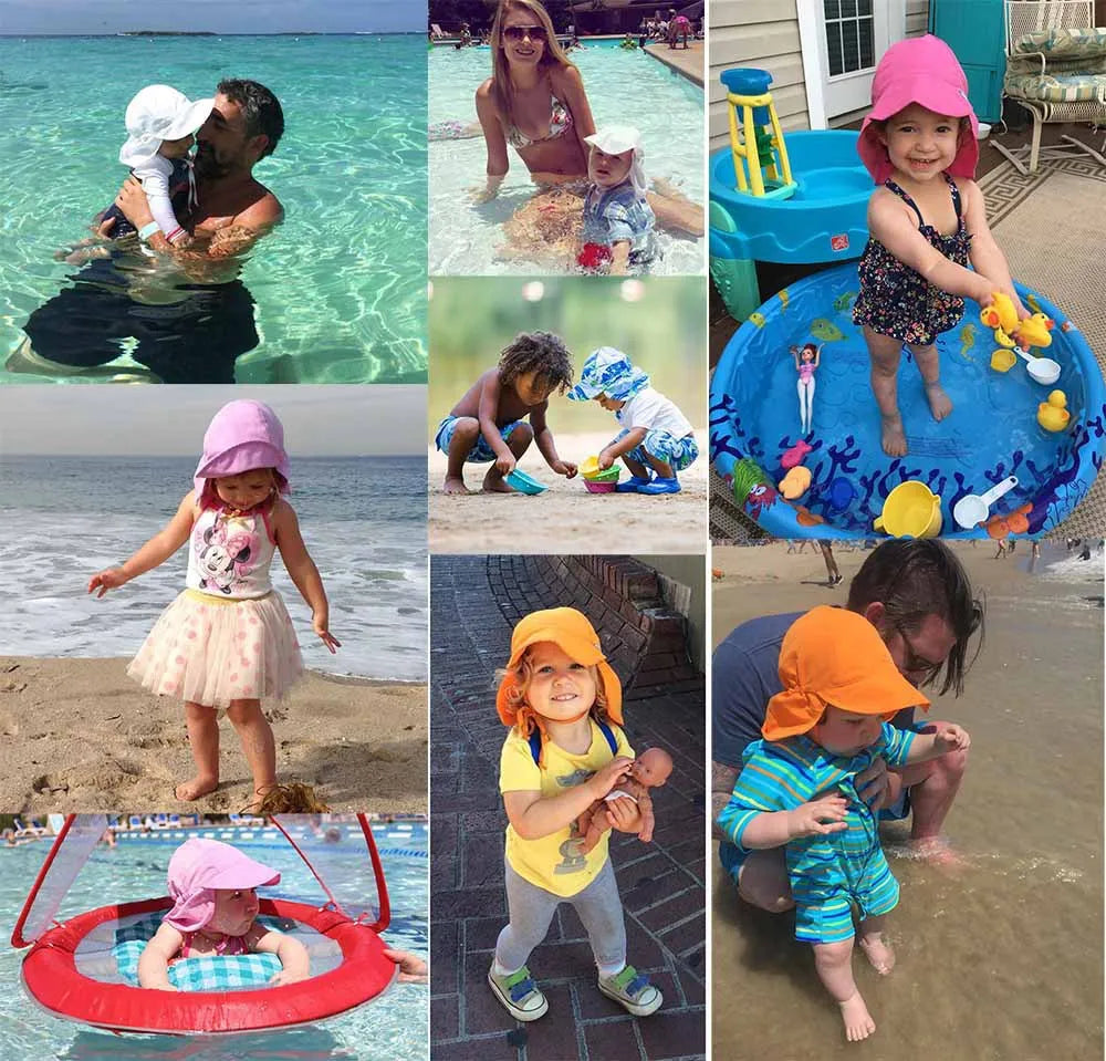 Baby Sun Hat Adjustable Summer - PAMU8