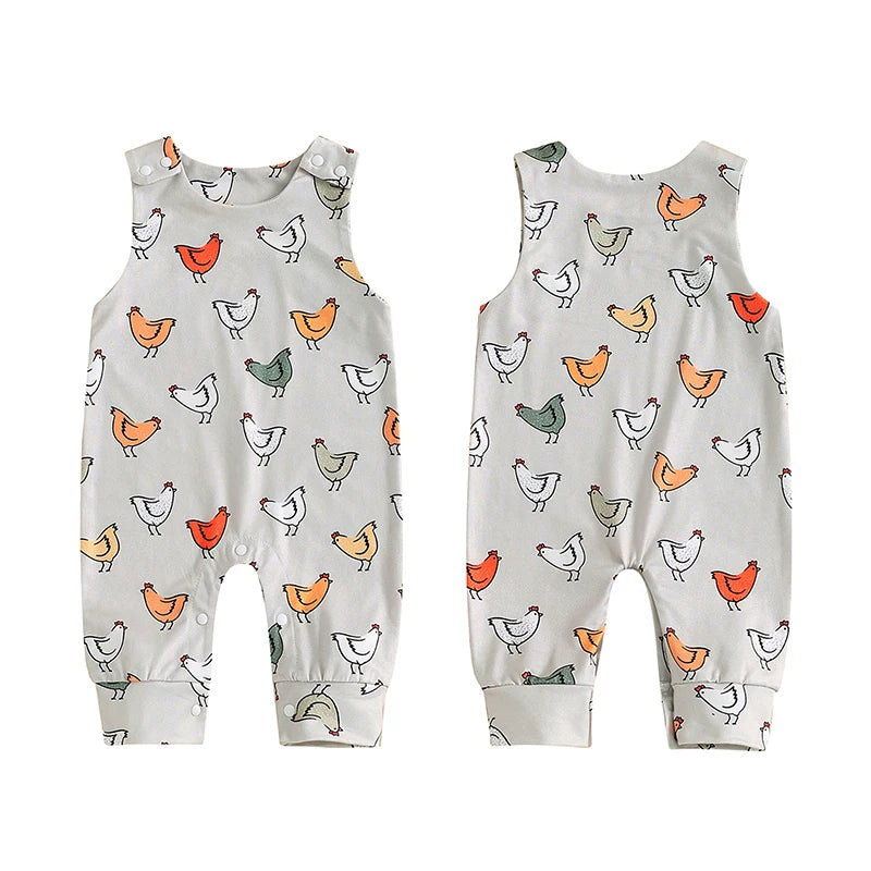Baby Girls Boys Rompers