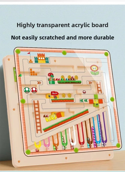 Magnetic Color and No. Maze Toys