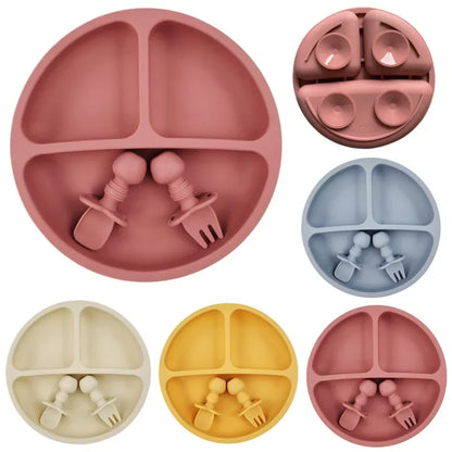 BPA Free Silicone Baby Plate - PAMU8