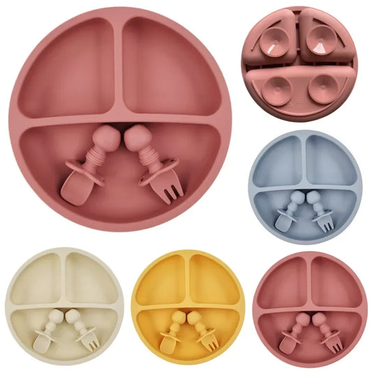 BPA Free Silicone Baby Plate - PAMU8