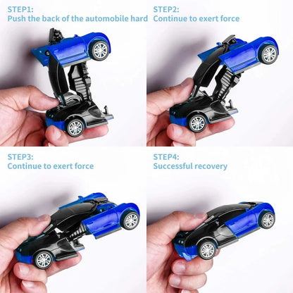 Mini 2 In 1 Car Toys  Robot Car