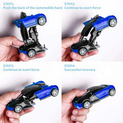 Mini 2-in-1 Transforming Robot Car Toy