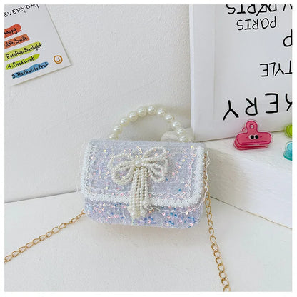 Pearl Beaded Shoulder Bag