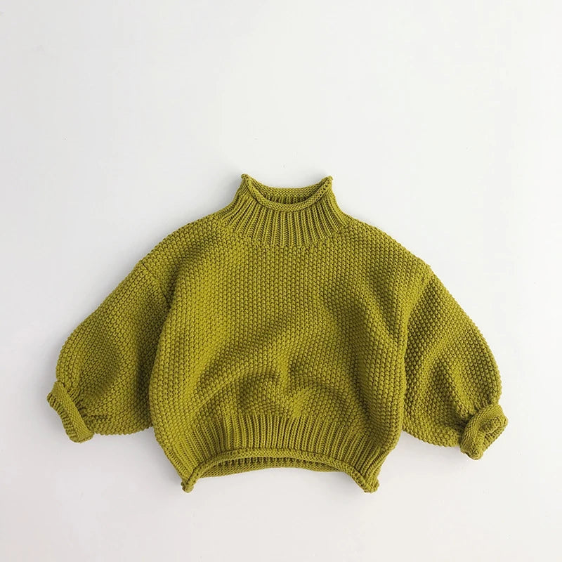 Korean Style Kids Sweater Vintage Boys Knitwear - PAMU8
