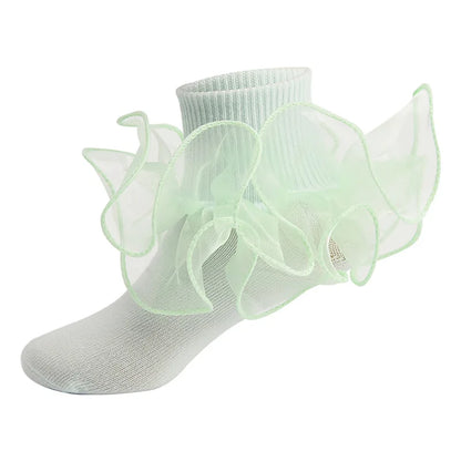 Baby Lace Ruffles Girls Ankle Socks