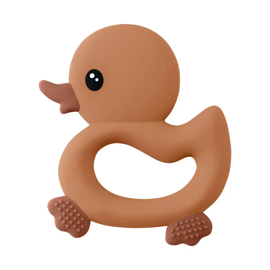 Baby Teether Toys Cartoon Duck Silicone Teether - PAMU8