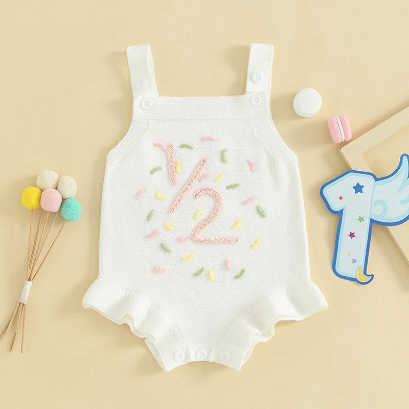 Baby Girl Birthday Romper
