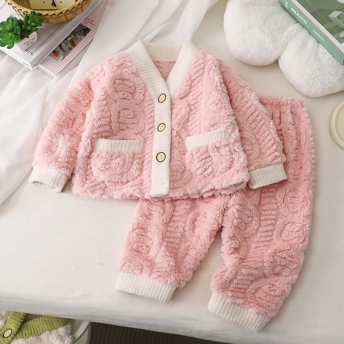 Warm Flannel Children's Pajamas