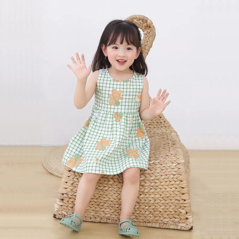 Girls Floral Summer Dress