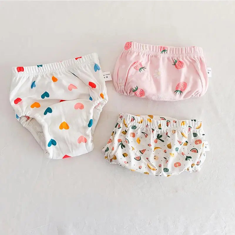 Reusable Cloth Diapers, 3-Pack Washable Training Pants