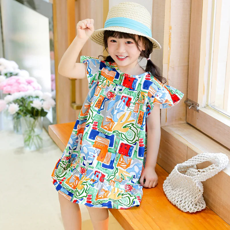Children Cotton Beach Dress
