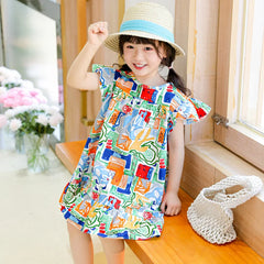 Children Cotton Beach Dress
