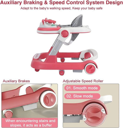 Baby Walker with Removable Feeding Tray
