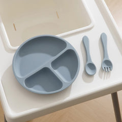 Training Silicone Tableware Set With Spoon Fork - PAMU8