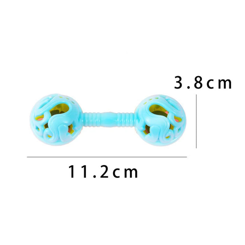 Double-Headed Hand Rattle Children's Party Toy - PAMU8