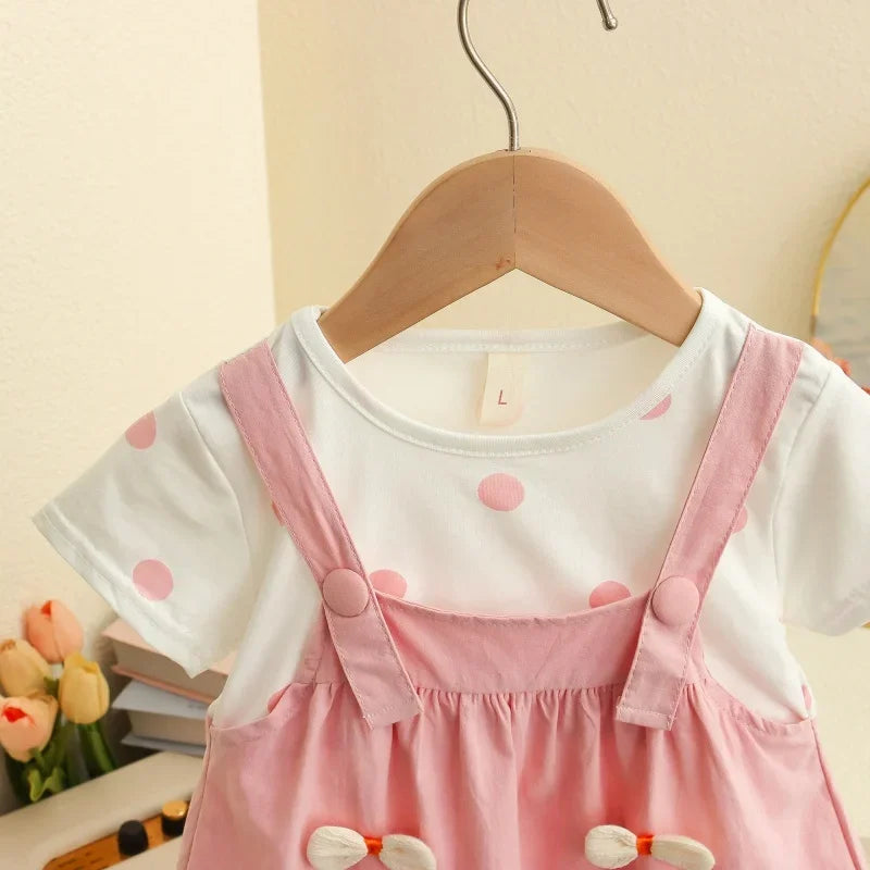 Polka Dot Bow Baby Dress