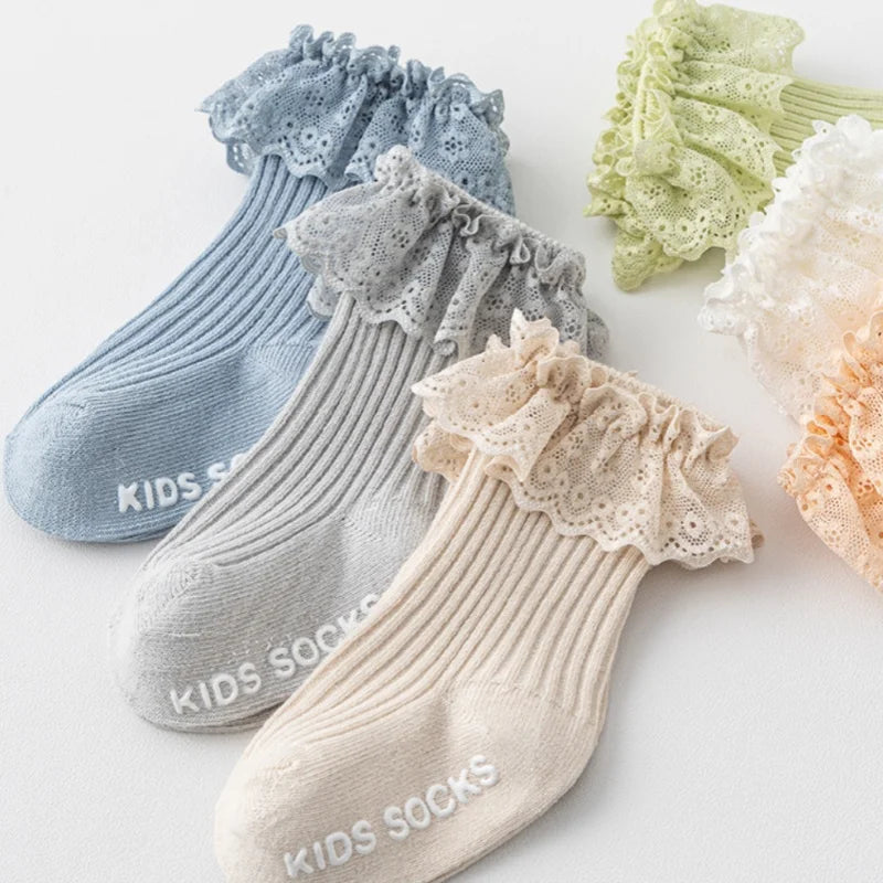 Kids Non-Slip Knee High Sock