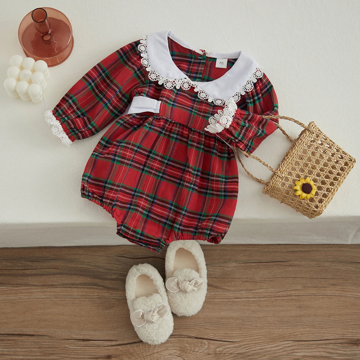 Toddler Baby Plaid Dress