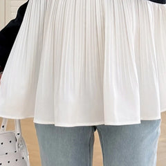 Patchwork Maternity Top