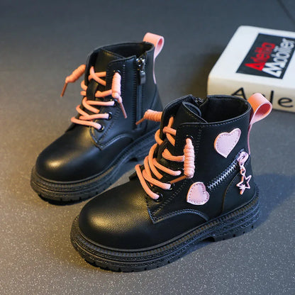 ‌Girls Snow Furry Ankle Boots