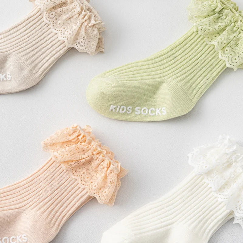 Kids Non-Slip Knee High Sock