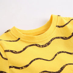 Baby Short-Sleeve Bodysuit, Summer Unisex Romper