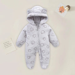 Cartoon Soft Winter Baby Romper