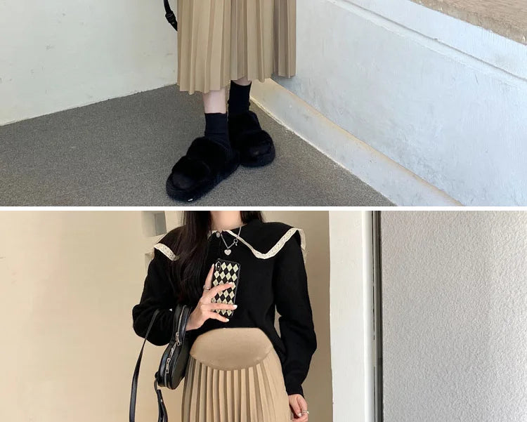 A-Line Casual Maternity Skirt