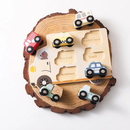 Wooden Animal Puzzles Baby Toys