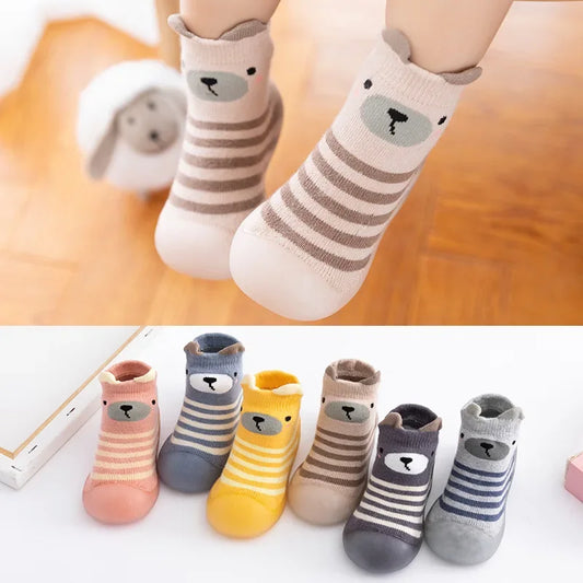 Non-Slip Learning Walk Socks
