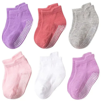 6Pairs/set Baby Socks Floor Boat
