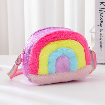 Rainbow Design Shoulder Bags
