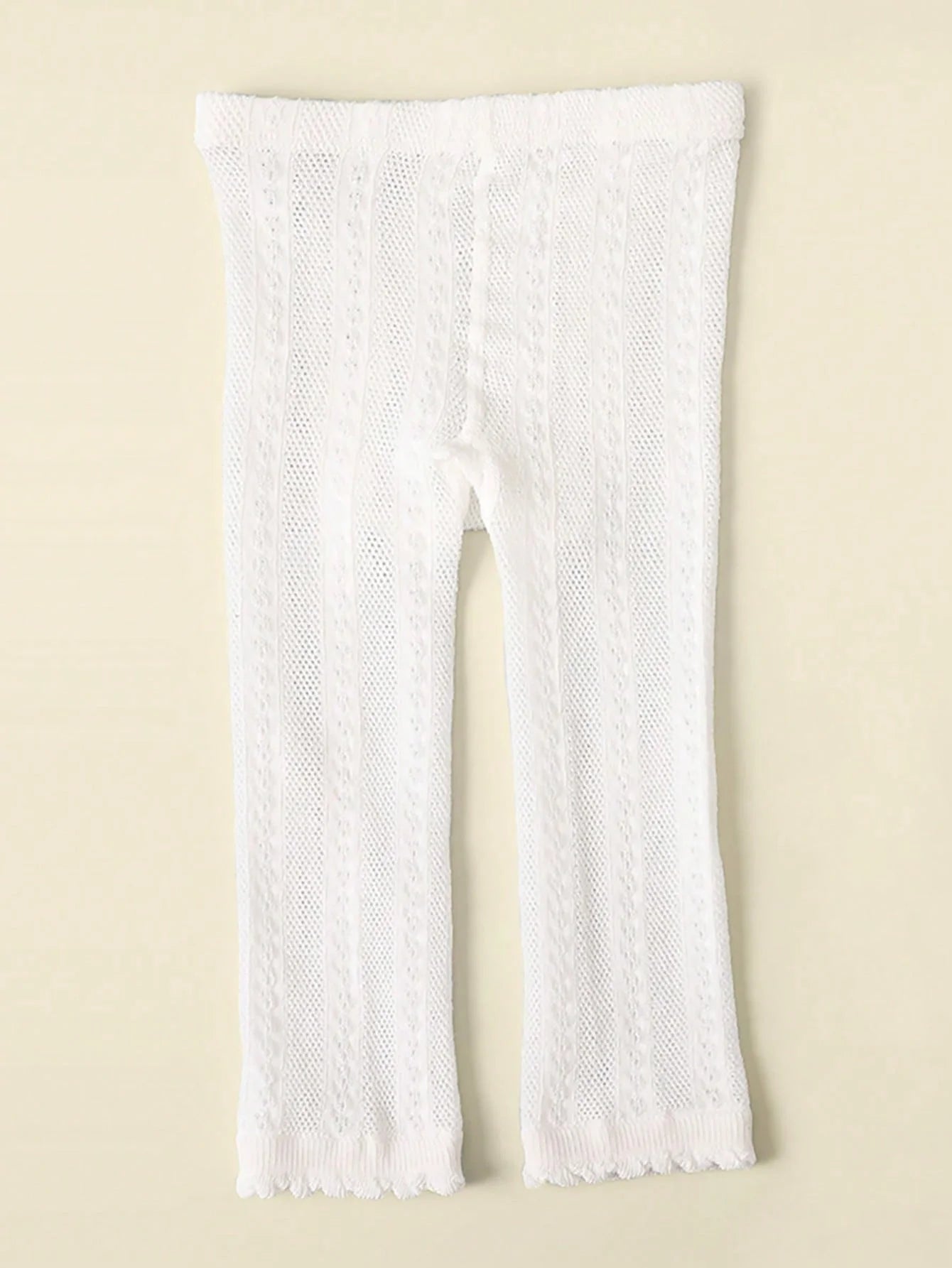 Girls' Lace Mesh Leggings, Breathable Summer Tights