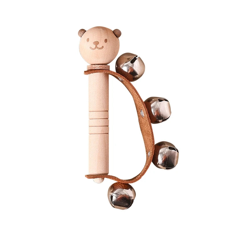 Wooden Rattle Musical Baby Toys