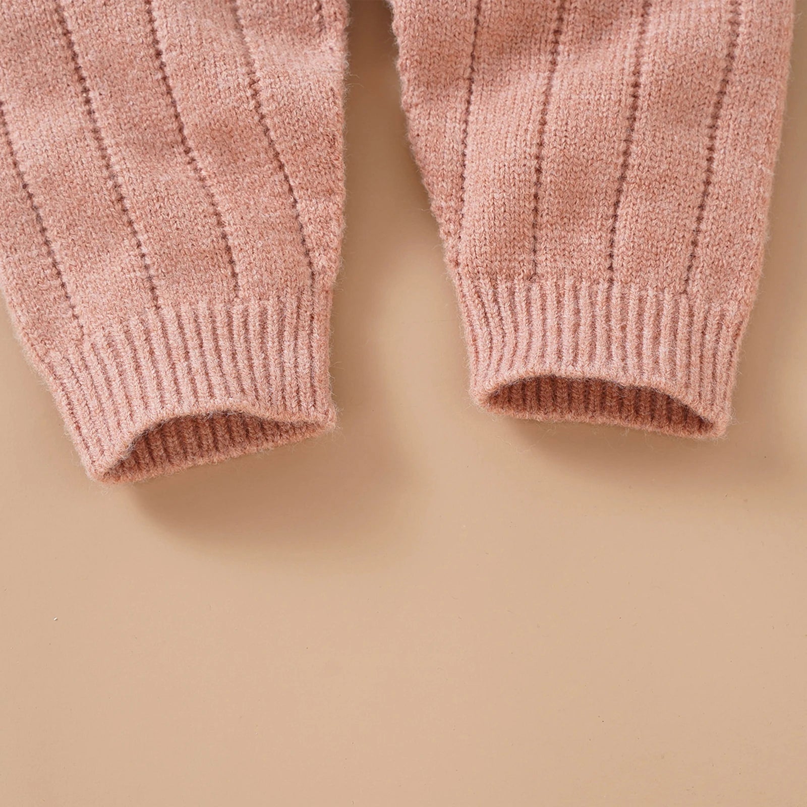 Knitted Baby Winter Romper and Cap Set, 0-18 Months