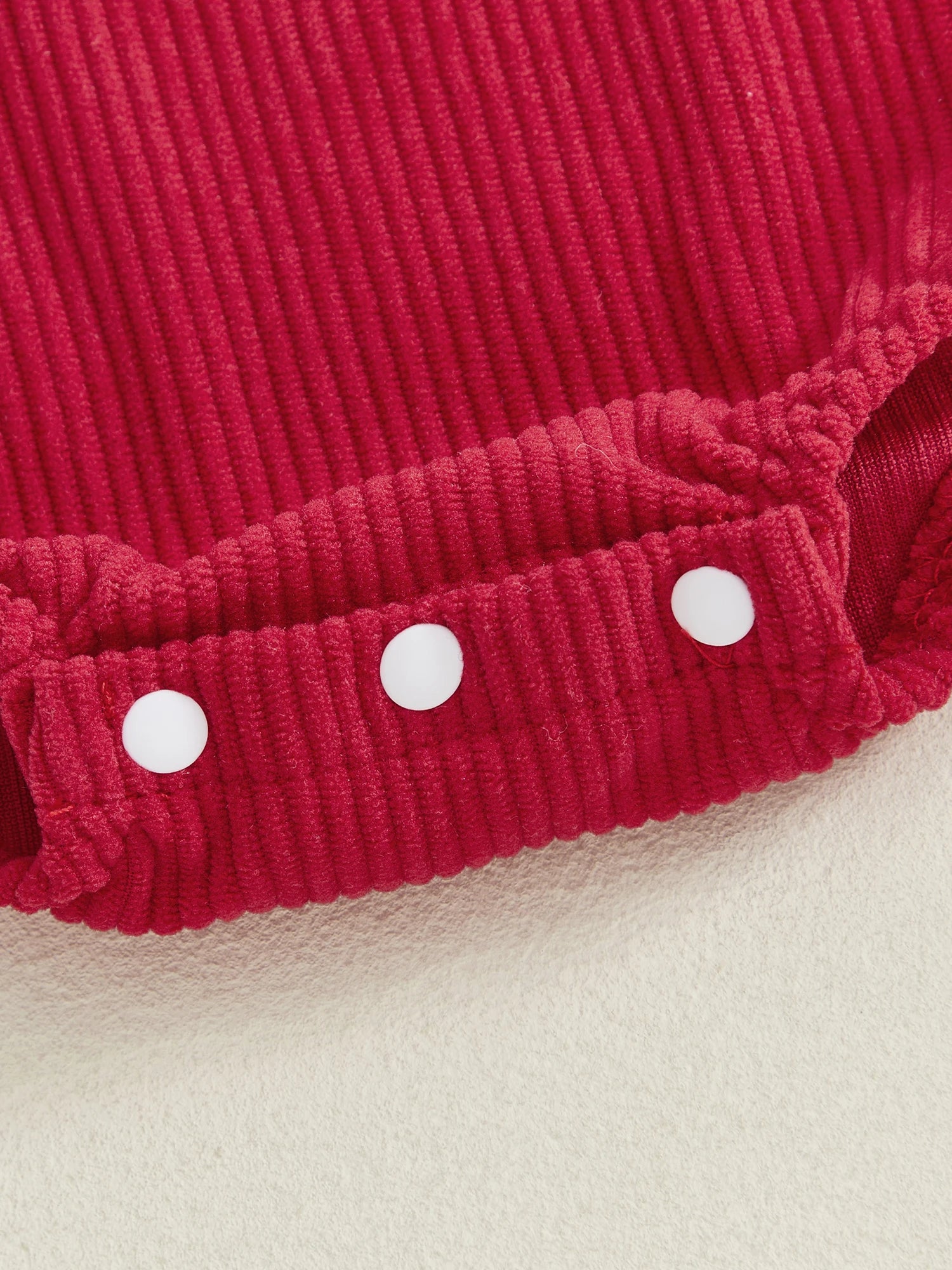 Embroidery Bow Christmas Bodysuit