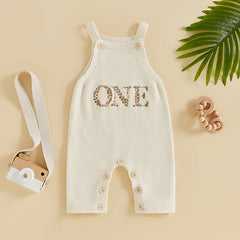 Baby Suspender Knit Pants