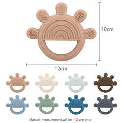 Baby Teething Toy, Soft Cartoon Chew Teether