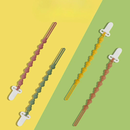 Soft Silicone Baby Pacifier Holder Clips - PAMU8