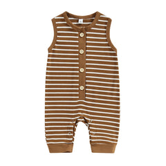 Sleeveless Crew Neck Jumpsuit